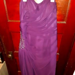 Size 16 Strapless Prom Dress